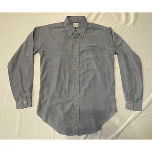 Brooks Brothers Brooksweav Pinstripe Dress Shirt 16.5–34 65% Dacron 35% Cotton